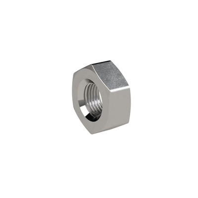 RIEGLER® - Sechskant-Gegenmutter, G 3/8", I, SW 27, Edelstahl 1.4408