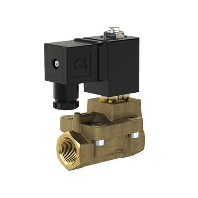 RIEGLER® - <p>2/2 MV, NC, MS, G2, DN50, PN 0,5-10, NBR, vorgest., 230V AC</p>