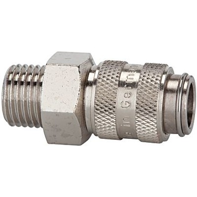 RIEGLER® - Schnellverschlusskupplung NW 5, Messing vernickelt, G 1/8" A