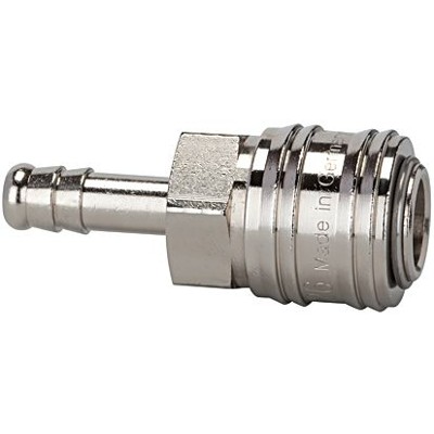 RIEGLER® - Schnellverschlusskupplung NW 7,2, Messing vernickelt, Tülle LW 10