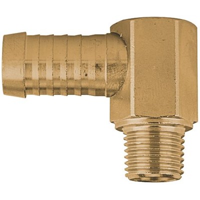 RIEGLER® - Winkel-Gewindetülle 90°, R 1/4" A, Schlauchanschluss 13mm