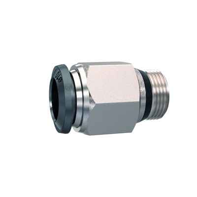 RIEGLER® - Gerade Steckverschraubung »universal short« 3/8", Schlauch 10,konisch dichtend