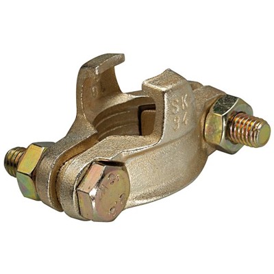 RIEGLER® - Schlauchklemme, 2-teilig, Sicherungsklauen, Spannbereich 35-42, LW 25