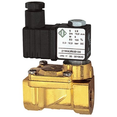 RIEGLER® - Magnetventil2/2 vorgesteuert 230V BF5 NBR G3/8Zoll 12bar
