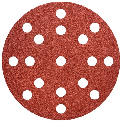 metabo® - 50 Haftschleifblätter 125mm, P180, Holz + Metall, "multi-hole" (626853000)