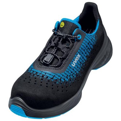 uvex - 1 G2 Halbschuhe S1 68290 schwarz/blau, Weite 14, Größe 42