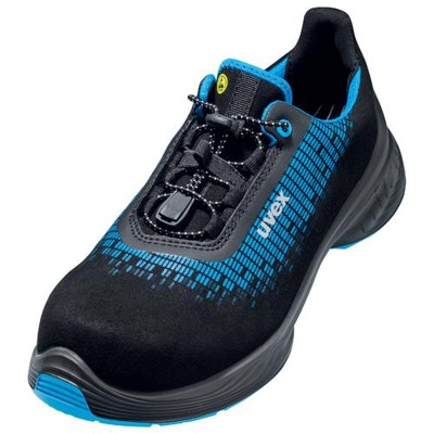 uvex - 1 G2 Halbschuhe S2 68309 schwarz/blau, Weite 12, Größe 40