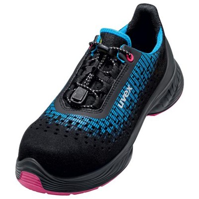 uvex - 1 G2 Halbschuhe S1 68267 schwarz/blau/pink, Weite 10, Größe 36