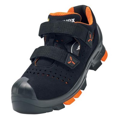 uvex - uvex 2 Sandalen S1P 65004 schwarz, orange Weite 14 Größe 41