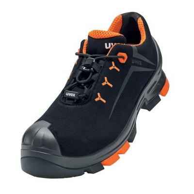 uvex - 2 Halbschuhe S3 65082 schwarz/orange, Weite 11, Größe 50