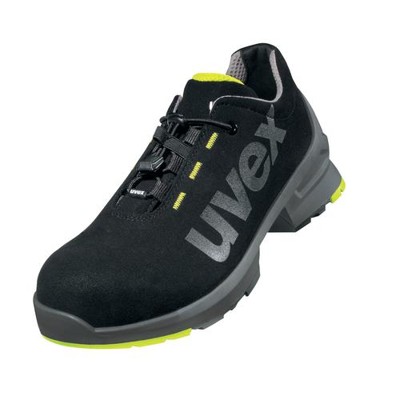 uvex - 1 Halbschuhe S2 85449 schwarz/gelb, Weite 12, Größe 42