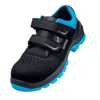 uvex - 2 xenova® Sandalen S1 95537 schwarz/blau, Weite 10, Größe 51
