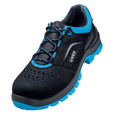 uvex - 2 xenova® Halbschuhe S1 95549 schwarz/blau, Weite 12, Größe 42