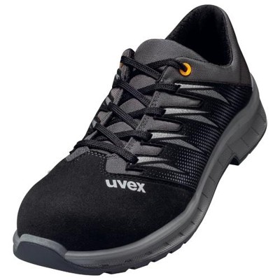 uvex - 2 trend Halbschuhe S2 69499 schwarz/grau, Weite 12, Größe 49