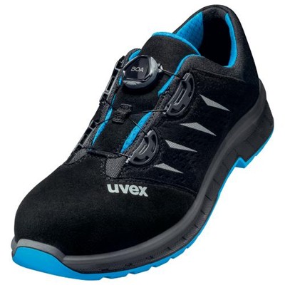 uvex - 2 trend Halbschuhe S1P 69383 schwarz/blau, Weite 12, Größe 36