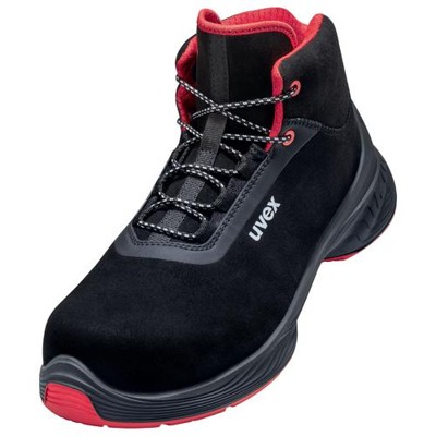 uvex - 1 G2 Stiefel S2 68507 schwarz/rot, Weite 10, Größe 36