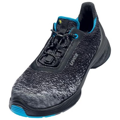uvex - 1 G2 Halbschuhe S1P 68342 schwarz/blau, Weite 11, Größe 44