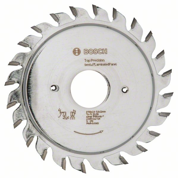 BOSCH Vorritzblatt Top Precision Best for Laminated Panel, 100 x 22 x 2,8 - 3,6 mm