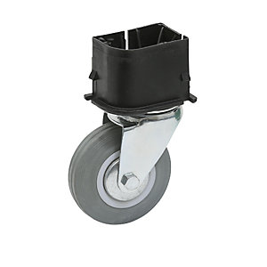 Rolle zum Einstecken, Ø 125 mm, für rechts.