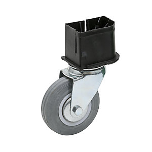Rolle zum Einstecken, Ø 125 mm, für links.