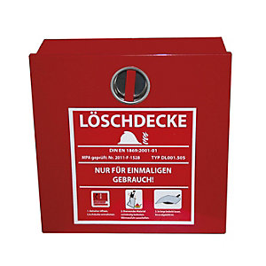 Löschdeckenbehälter, aus Stahlblech, HxBxT 305 x 315 x 125 mm.