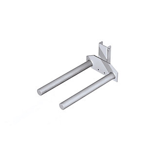 Rollengabel, Länge x Tragbreite 600 x 300 mm, Zinkendurchmesser 60 mm.