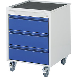 Rollcontainer, mit 3 Schubladen, HxBxT 745 x 580 x 650 mm.