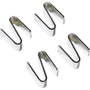S-Haken-Set, für Drahtgitter-Tischwagen, Metall.