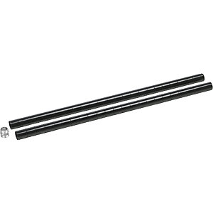 Pfosten für Tischwagen, Länge 1200 mm, schwarz.