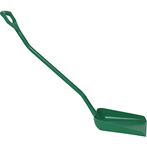 Schaufel, ergonomisch und lebensmittelecht, Gesamtlänge 1310 mm, grün.