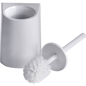 ParadiseLine Toilettenbürste mit Geruchsverschluss, mit auswechselbaren Bürstenkopf, weiß.