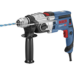 Schlagbohrmaschine GSB 20-2 Professional, mit Schnellspannbohrfutter, in L-CASE mit Zusatzhandgriff.