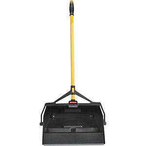 Nass-/Trocken-Kehrschaufel, HxBxT 737 x 429 x 305 mm, schwarz/gelb.