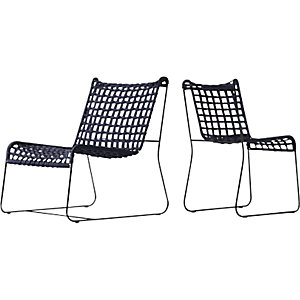Outdoor-Stuhl IN/OUT, VE 2 Stk, schwarz.