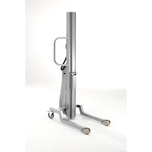 Multilift, in Edelstahl, Tragfähigkeit 150 kg, mit 2 Lastrollen.