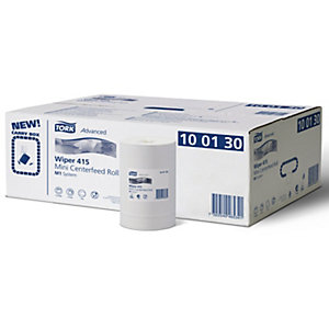 Mehrzweck-Papierwischtücher Mini Innenabrollung, 1-lagig, weiß, VE 11 Rollen, Universal Qualität, unperforiert.