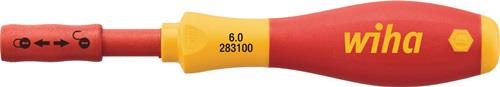 WIHA Bithalter SoftFinish electric slimVario VDE Gesamt-L.160mm f.6mm slimBits WIHA